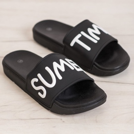 SHELOVET Kumiset tossut musta 2