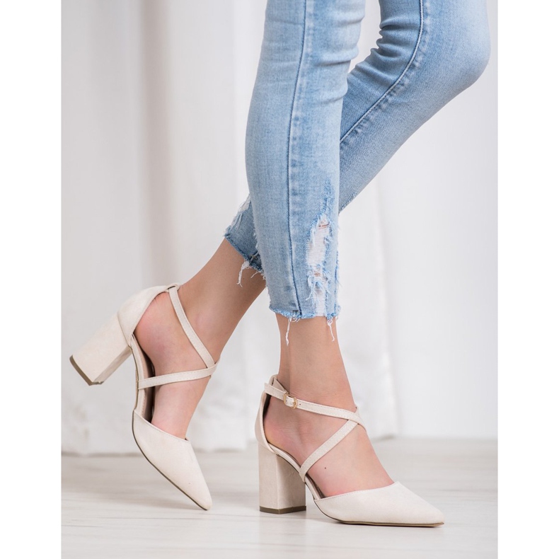 Diamantique Pumput pylväässä ruskea 1