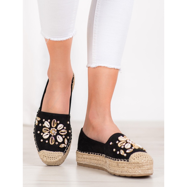 Seastar Espadrillit koristeilla musta 1