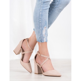 Seastar Beige mokkanahkaiset pumput 1