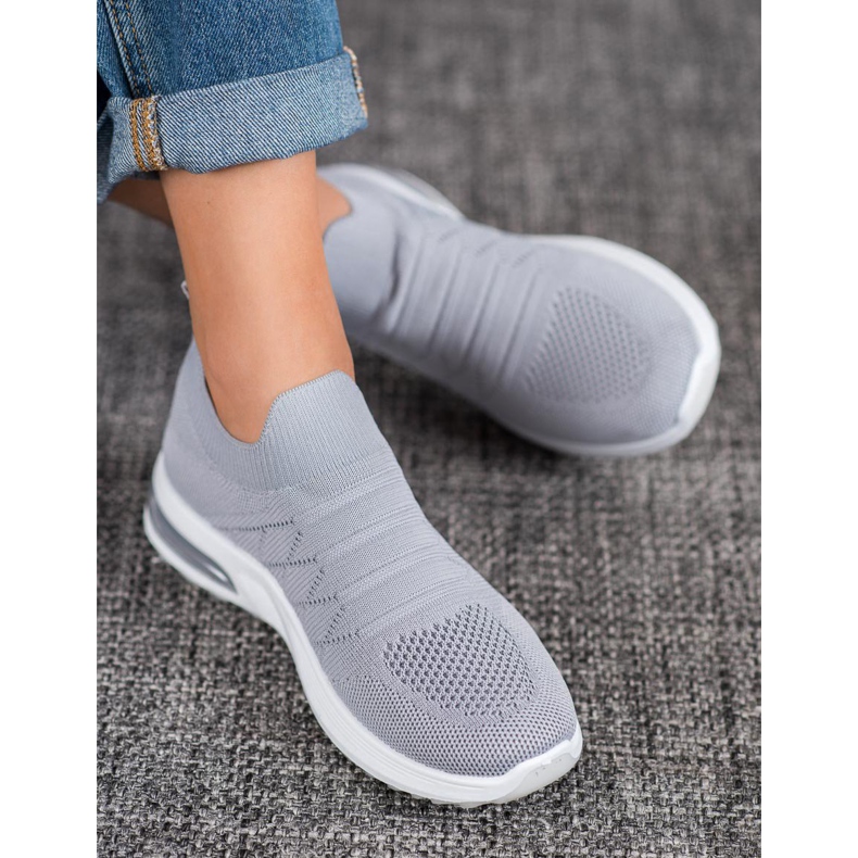 Diamantique Harmaat Slip-On-kengät 1