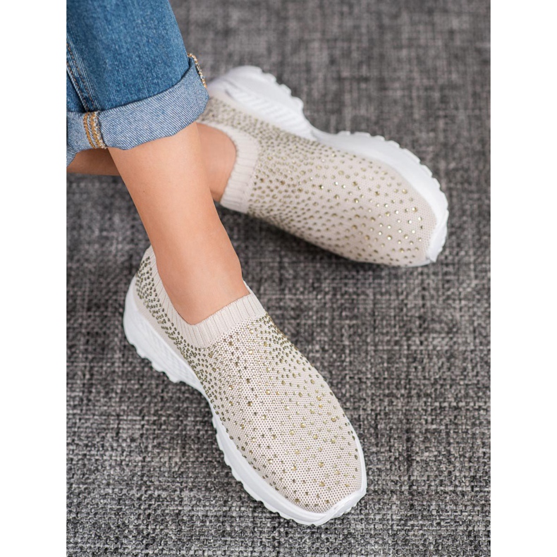 Diamantique Urheilujalkineet kristalleilla ruskea 1