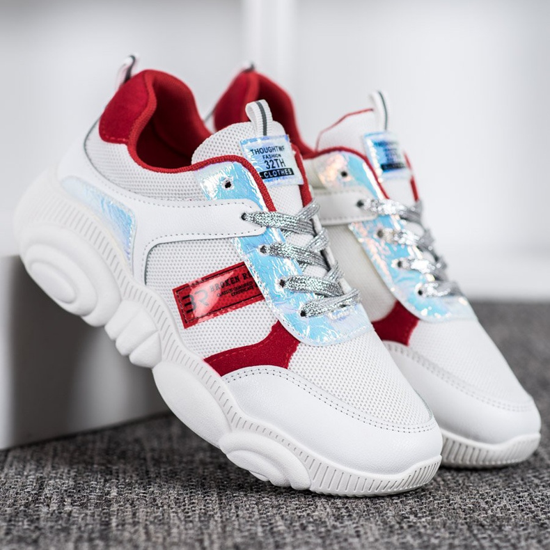 SHELOVET Mukavat urheilukengät valkoinen 1