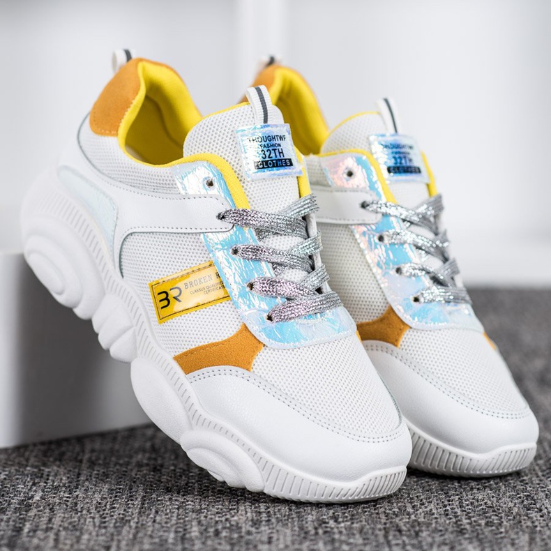 SHELOVET Mukavat urheilukengät valkoinen 2