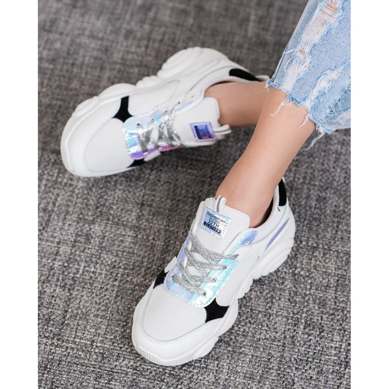 SHELOVET Mukavat urheilukengät valkoinen 1