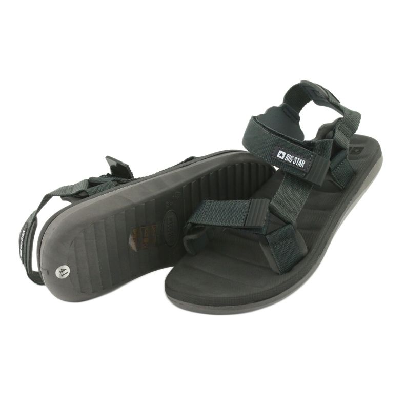 Big Star 174501 miesten sandaalit harmaa 3