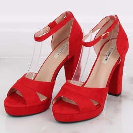 Punainen 9R12 Punainen sandaalit 4