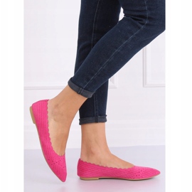 Fuksia -avoimet ballerinat NK18P Fushia vaaleanpunainen 1