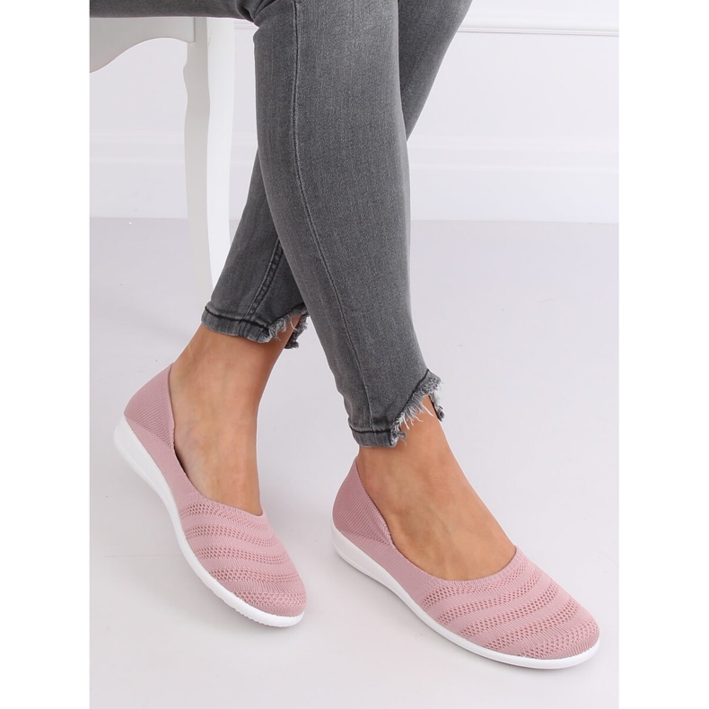 Vaaleanpunaiset verkkobalerinat IC03 Old Pink vaaleanpunainen 1