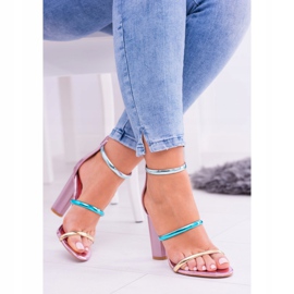 Lu Boo Golden Rose Sandaalit Lissa -baarissa vaaleanpunainen 2