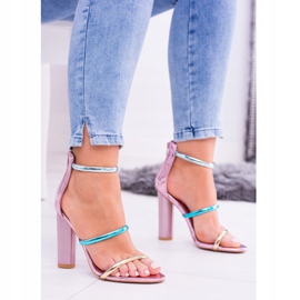 Lu Boo Golden Rose Sandaalit Lissa -baarissa vaaleanpunainen 1