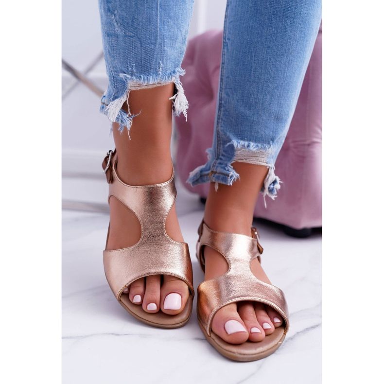 Vaalean kultaiset Kongito -sandaalit kultainen 2