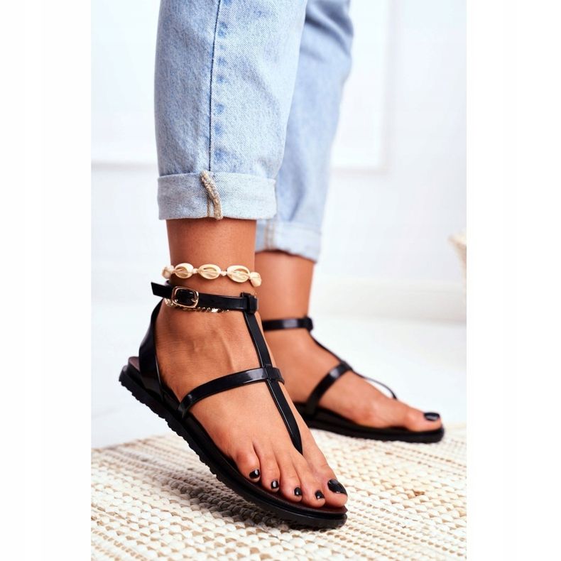 Lu Boo Sandaalit Roomalaiset, Japanilainen Lento Musta 1