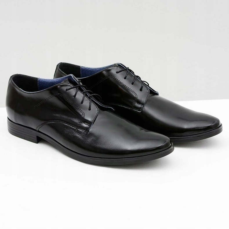 Bednarek Polish Shoes Miesten Brogues Bednarek Tyylikäs Nahka Juhlakengät Black Peter musta 1