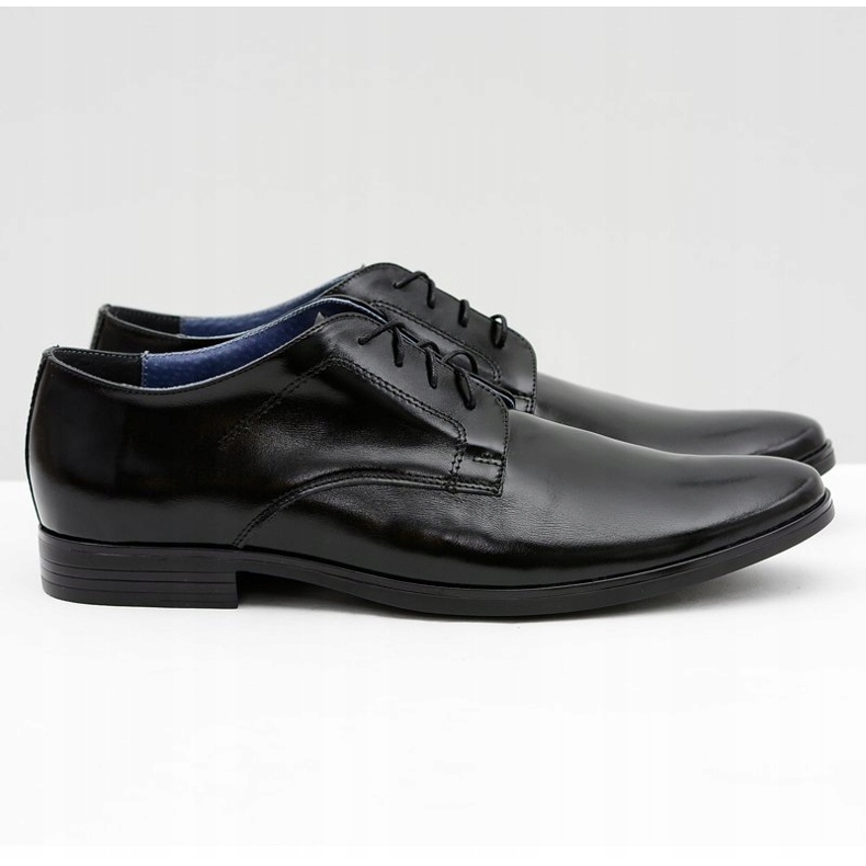 Bednarek Polish Shoes Miesten Brogues Bednarek Tyylikäs Nahka Juhlakengät Black Peter musta 2