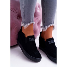 Naisten Snekers Tennarit Lu Boo Slip-on Black Kaori musta 1