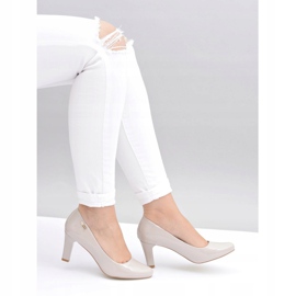 Naisten pumput Sergio Leone Vaaleanharmaa Lakattu Orsola 1