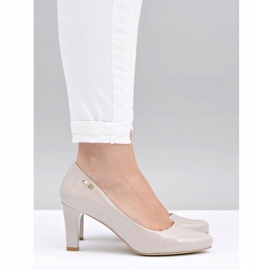 Naisten pumput Sergio Leone Vaaleanharmaa Lakattu Orsola 2