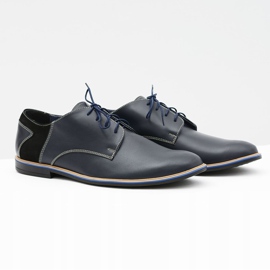 Bednarek Polish Shoes Miesten Brogues Bednarek Elegant Nahka Navy Blue Biagio tummansininen 1