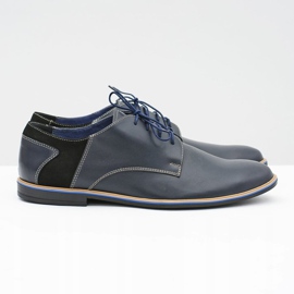 Bednarek Polish Shoes Miesten Brogues Bednarek Elegant Nahka Navy Blue Biagio tummansininen 2