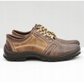 Joker Favello Miesten klassinen nahka ruskea Brogues 2