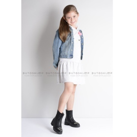 Lu Boo mustat lasten nilkkurit, joissa kuutiometriä zirkonia Pu LittleCarrie 1