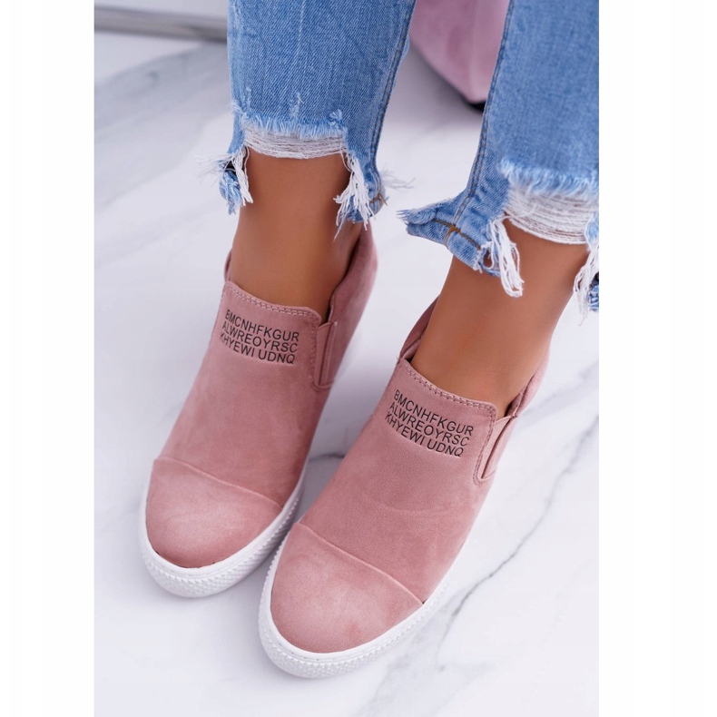 Naisten Snekers Tennarit Lu Boo Slip-on Pink Kaori vaaleanpunainen 1