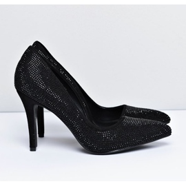 Vices Naisten musta mokka epäsymmetrinen tekojalokivi Santee 2