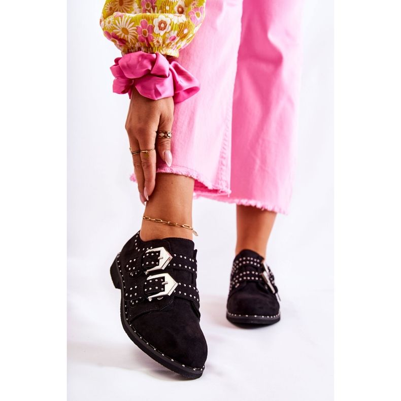 Naisten Brogues Lu Boo Black Cozy musta 1