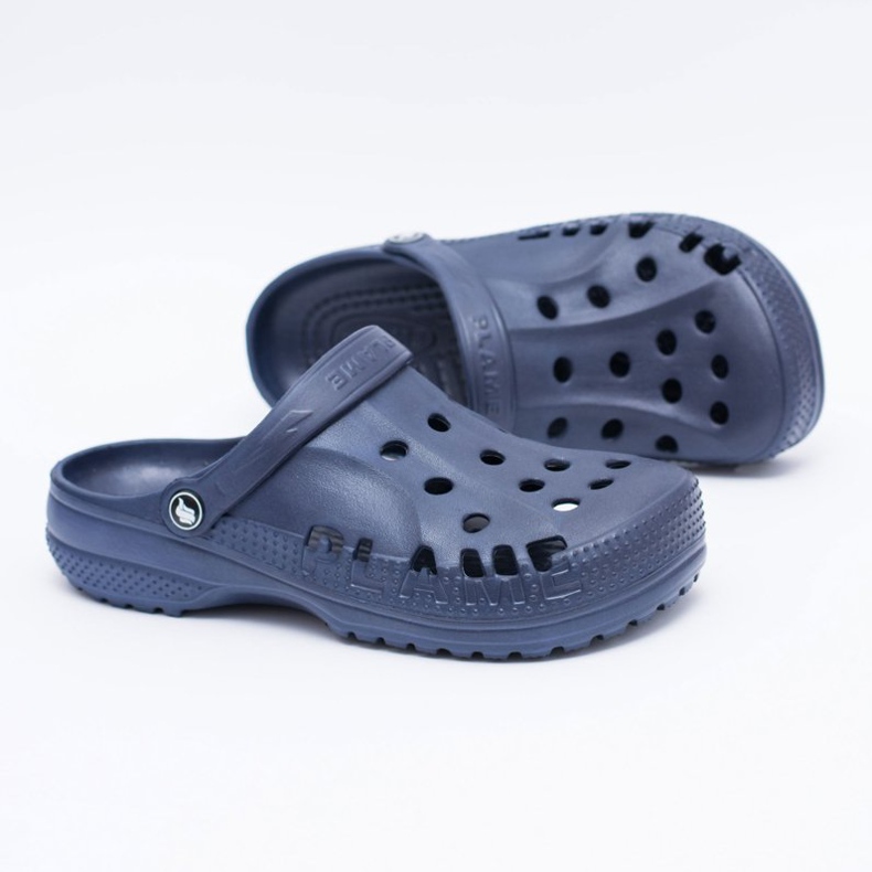 Flameshoes Miesten tossut uima -altaalle Kroks Eva Navy Blue tummansininen 1