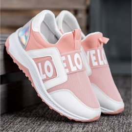 Seastar Slipons rakkausalustalla valkoinen vaaleanpunainen 1