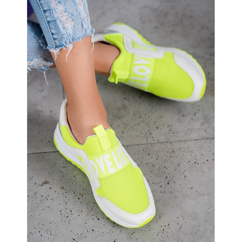 Seastar Slipons rakkausalustalla valkoinen vihreä 1