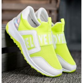 Seastar Slipons rakkausalustalla valkoinen vihreä 2