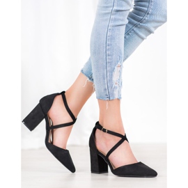 Seastar Musta mokkanahka pumput 1