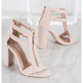 Seastar Sandaalit vetoketjulla ruskea 1