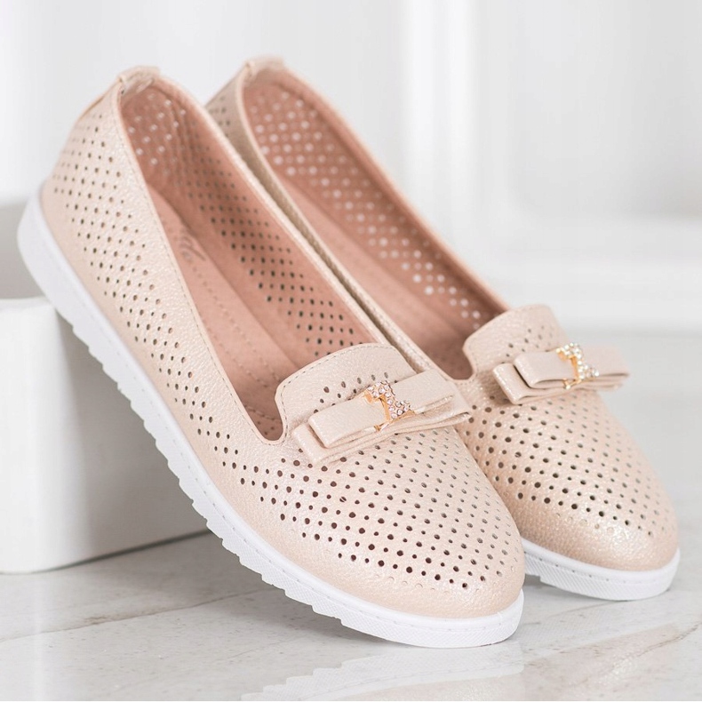 Weide Avoimet herrat koristeella beige 2