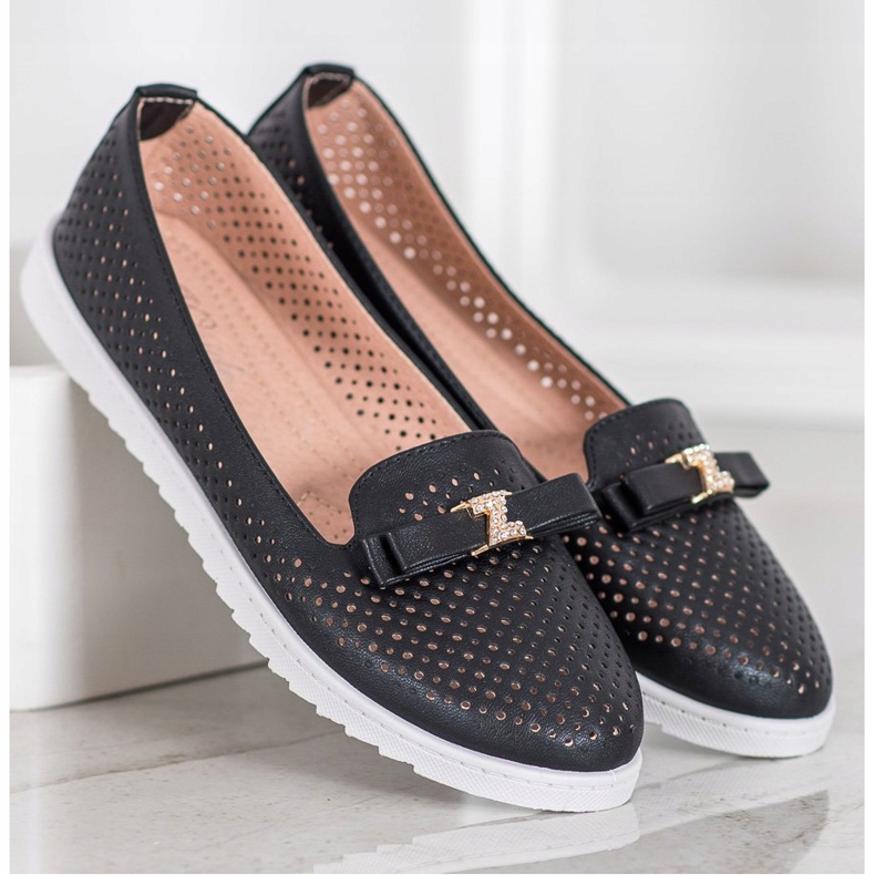 Weide Avoimet herrat koristeella musta 2