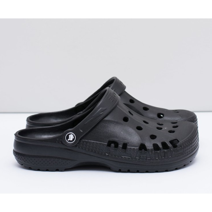 Flameshoes Miesten tossut uima -altaalle Kroksy Eva Black musta 2