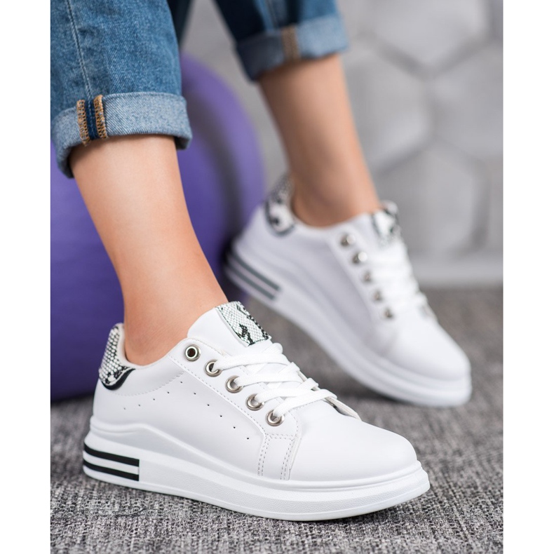 Diamantique Urheilukengät lavalla valkoinen 1