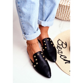 Lu Boo Naisten tohvelit Mule Seniorita Musta 2