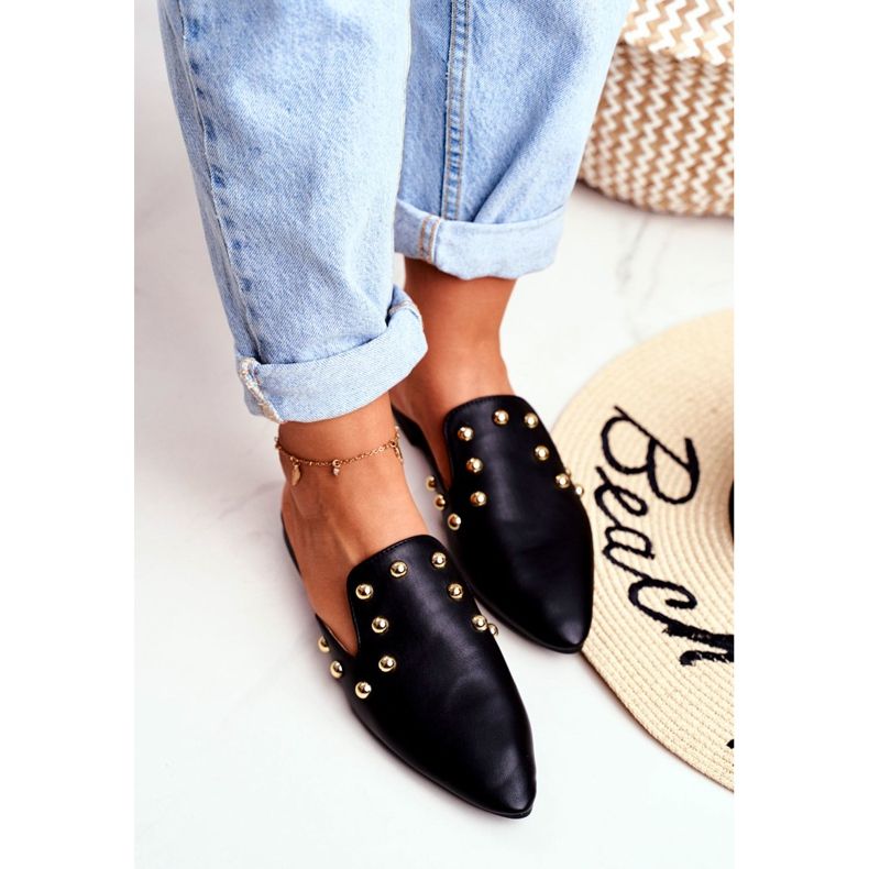 Lu Boo Naisten tohvelit Mule Seniorita Musta 2