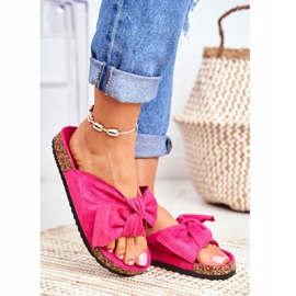 PS1 Naisten tossut korkkinauhoissa Wendy Fuchsia vaaleanpunainen 2