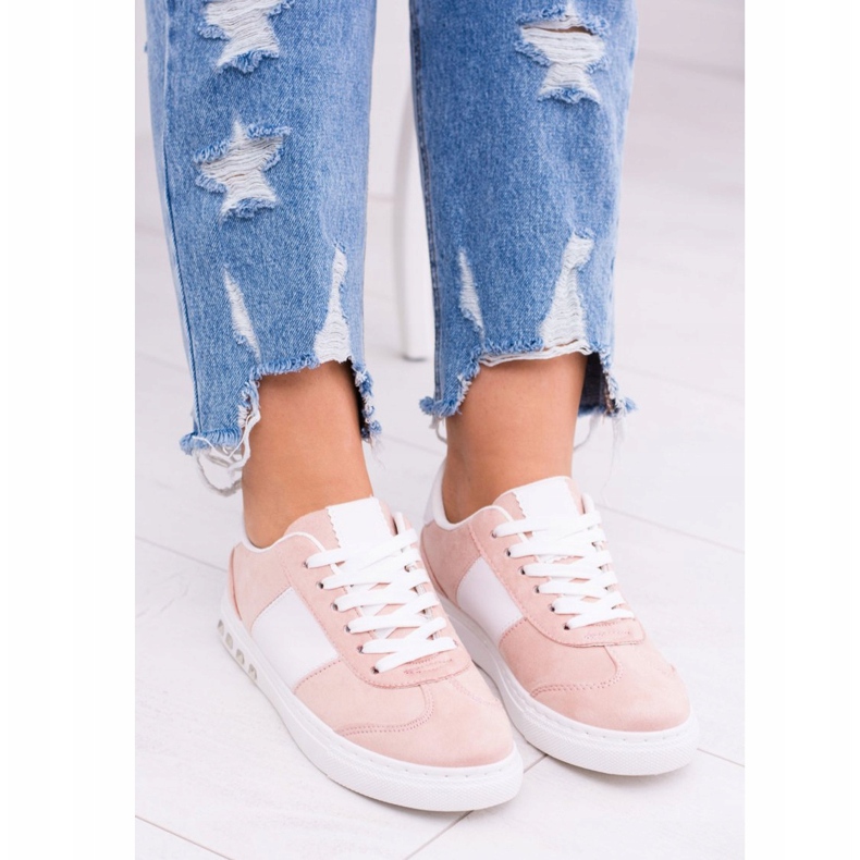 BUGO Vaaleanpunaiset Bati -lenkkarit vaaleanpunainen 1