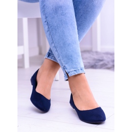 SEA Laivasto sininen naisten ballerinat Suede Bueno tummansininen 1