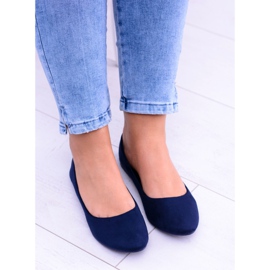 SEA Laivasto sininen naisten ballerinat Suede Bueno tummansininen 2