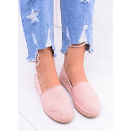 Naisten espadrillit Estelle Powder Pink vaaleanpunainen 2