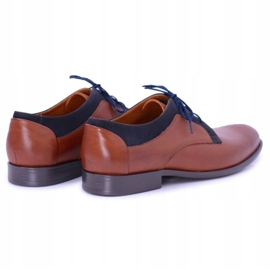 Bednarek Polish Shoes Miesten Brogues Bednarek Tyylikäs Nahka Ruskea Maksim 1