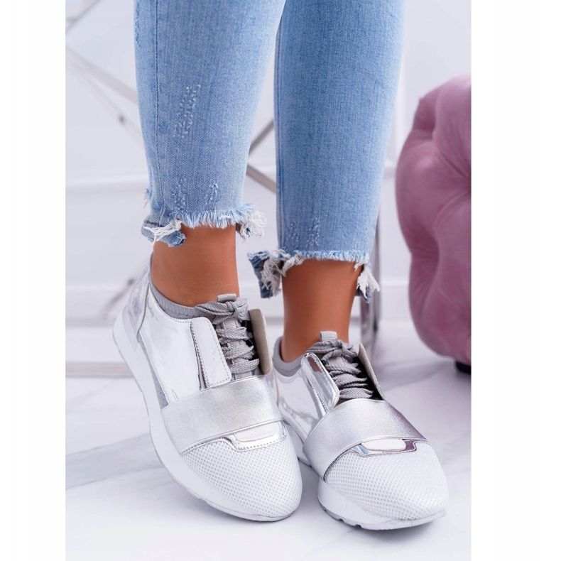 Lu Boo Naisten urheilukengät Madoni harmaa 1