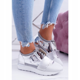 Lu Boo Naisten urheilukengät Madoni harmaa 2