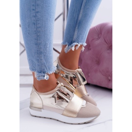 Lu Boo Naisten kultaiset urheilukengät Madoni kultainen 2